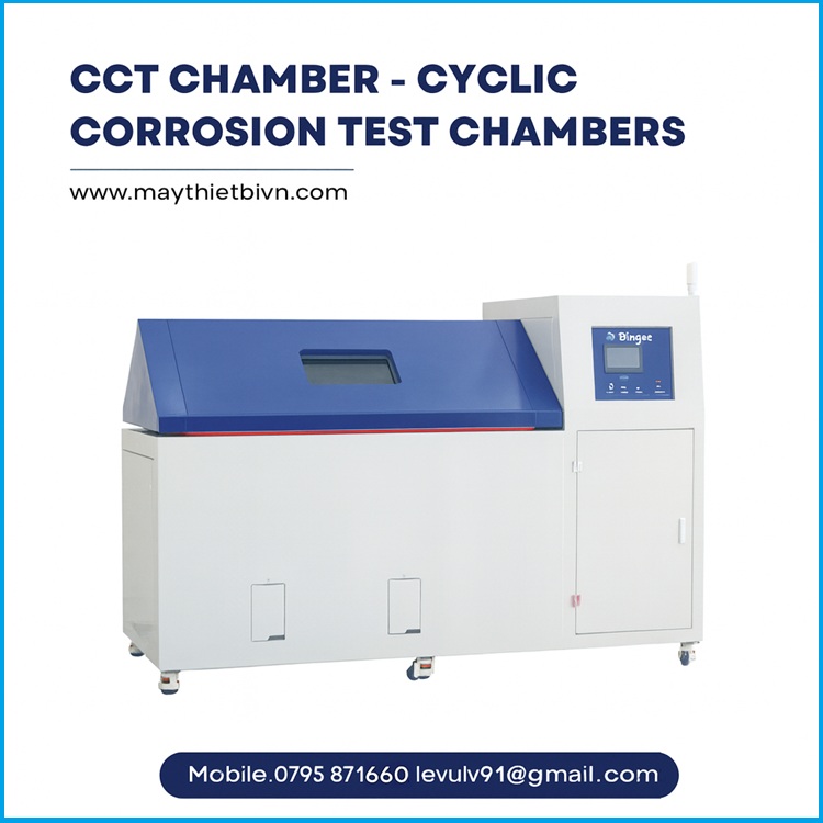 Máy kiểm tra ăn mòn CCT Biuged model BGD-886, thiết kế buồng phun sương muối, điều khiển tự động, dùng trong ngành sơn phủ, kim loại, ô tô
